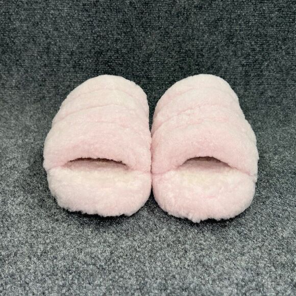 UGG Fluff Yeah Slide Sandals Girl's Size 6 Pink Comfy Slipper Sandals - Picture 2 of 10